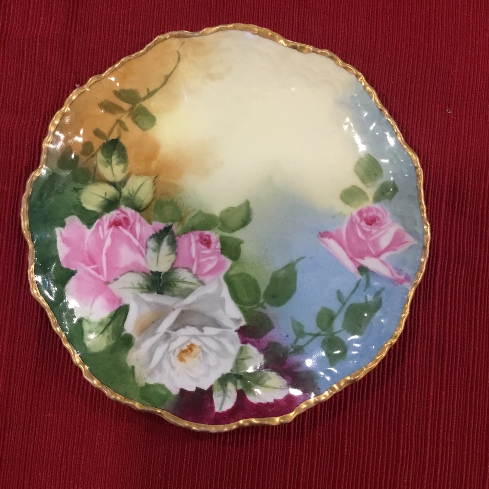 Painted dish